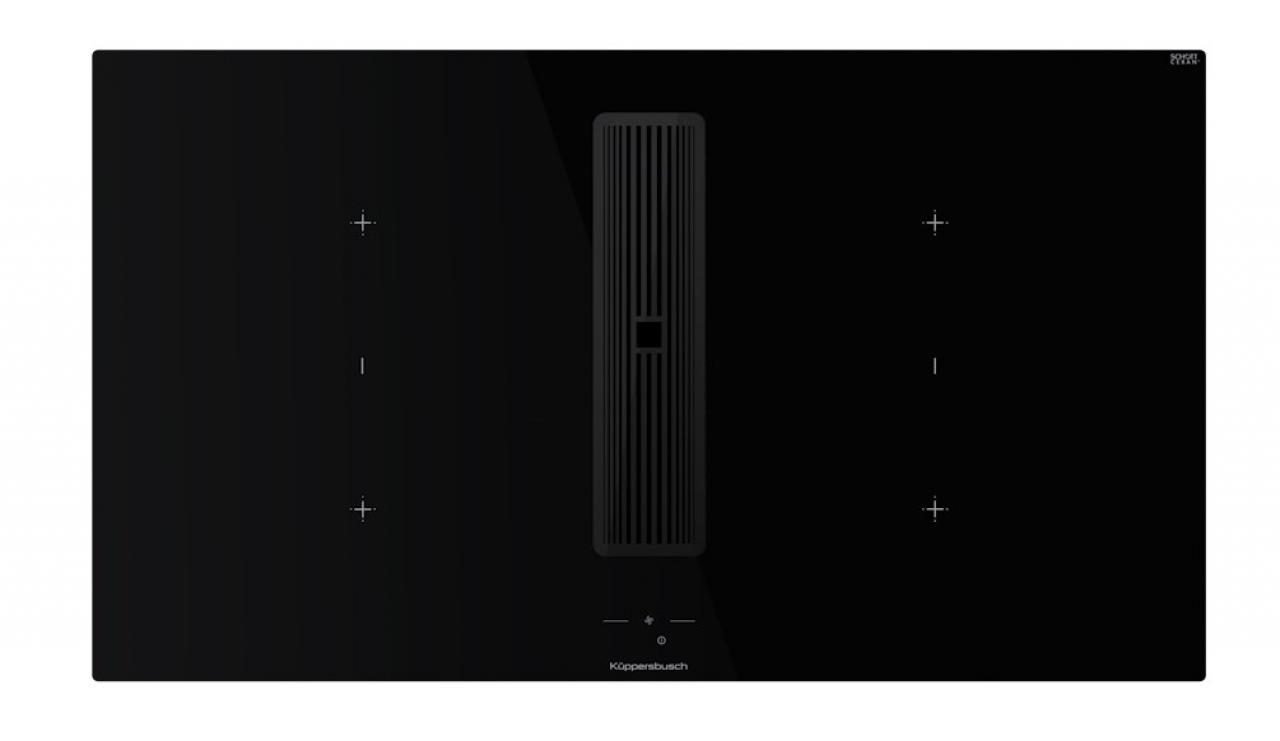Варочная поверхность с вытяжкой Kuppersbusch KMI 9850.1 SR-E Black Chrome