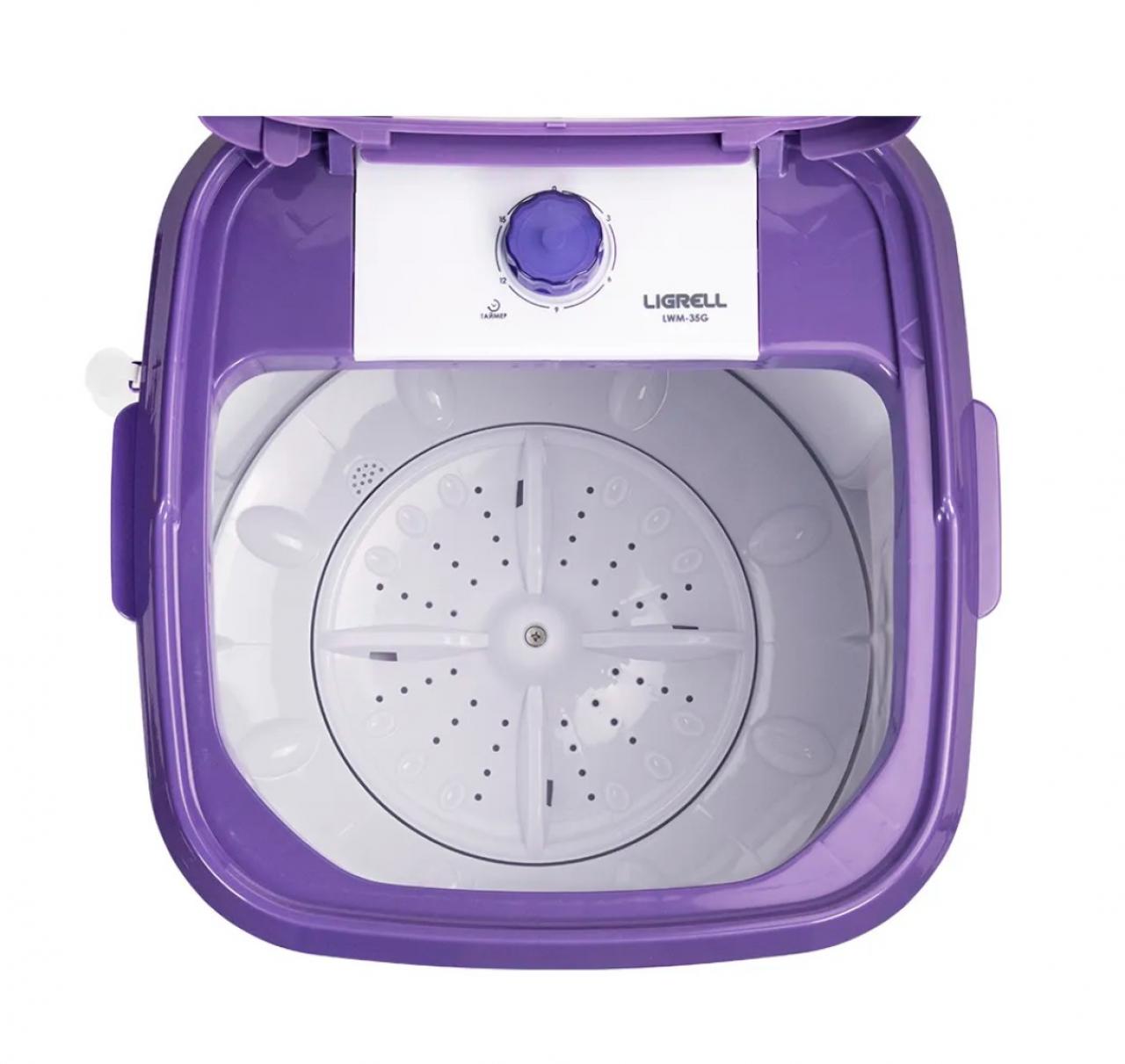 Стиральная машина активаторная Ligrell LWM-35G малютка (стеклянная крышка)