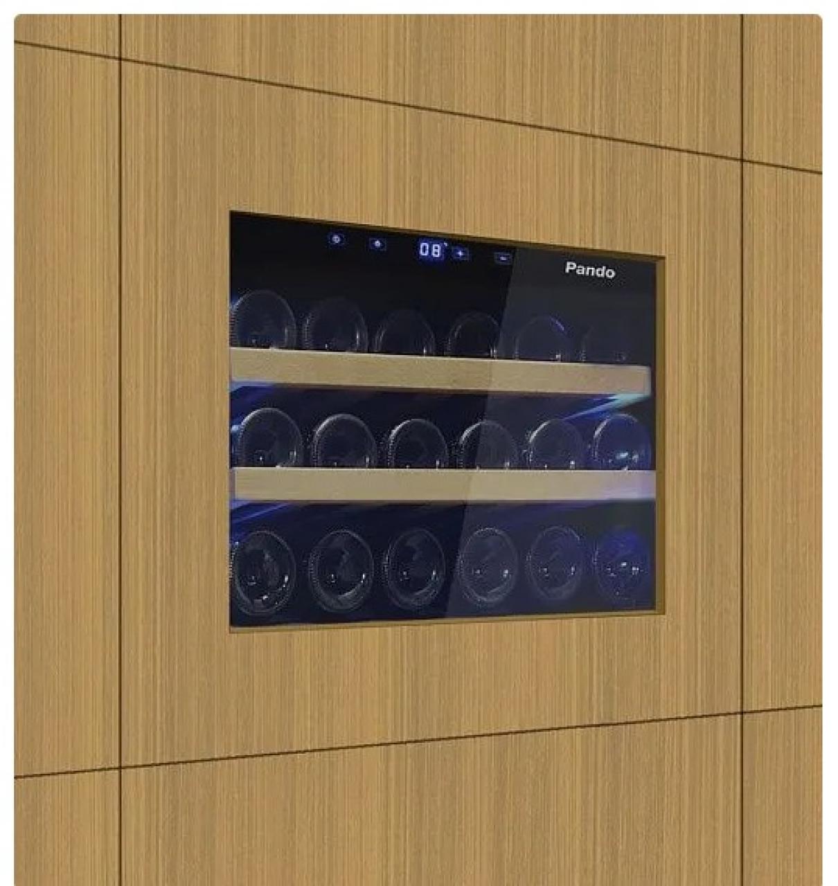 Винный шкаф встраиваемый Pando PVMA 45-16 PAR правое открывание