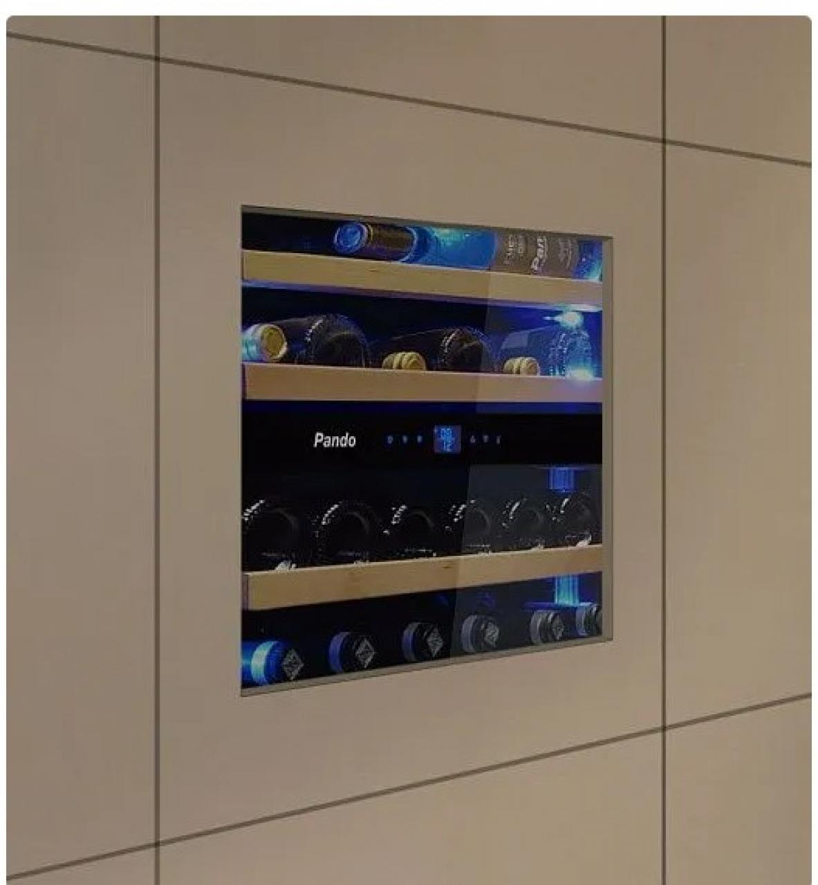 Винный шкаф встраиваемый Pando PVMA 60-23 PAL левое открывание