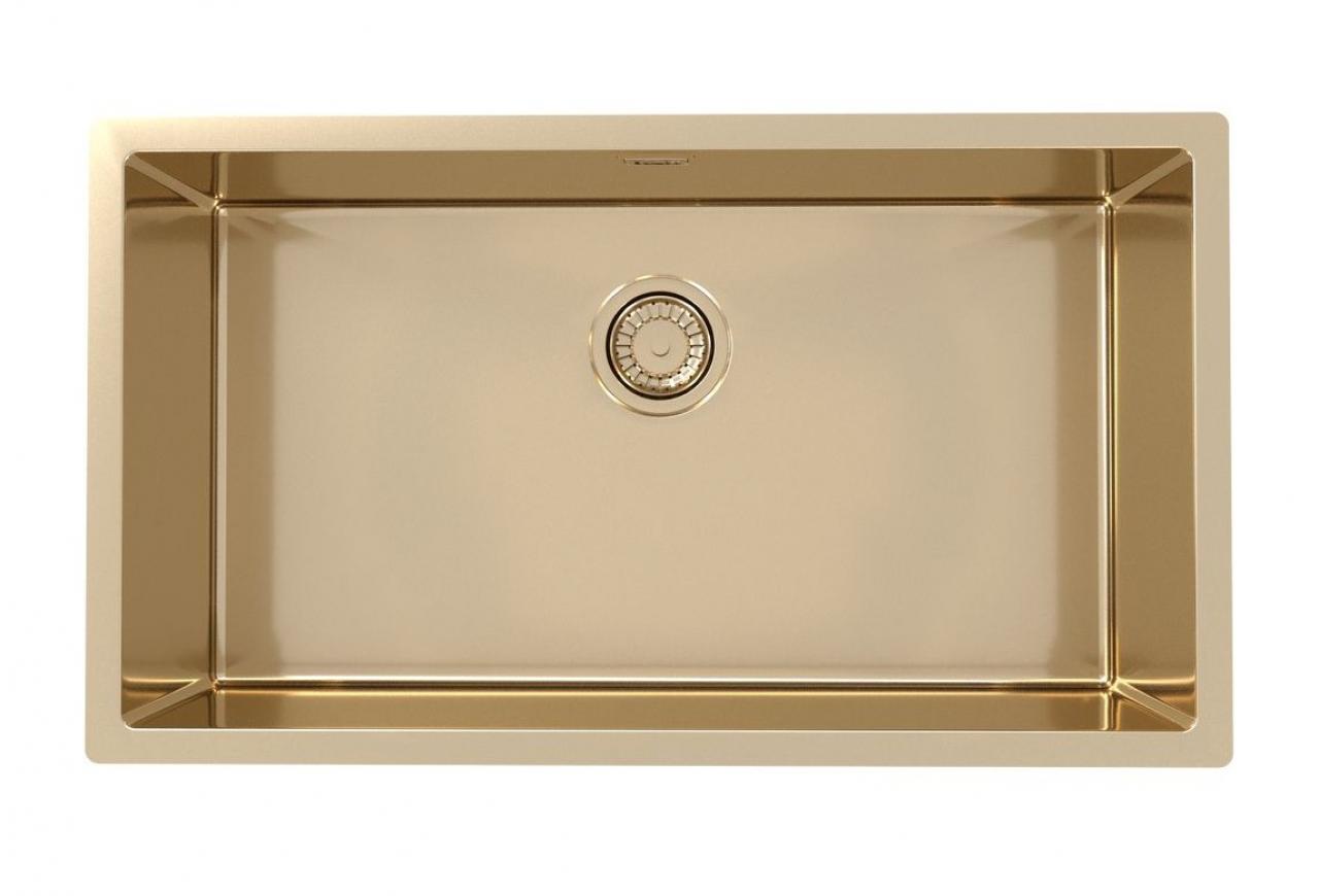 Мойка кухонная ALVEUS QUADRIX MONARCH 60 NEW BRONZE (в комплекте с выпуском без сифона)