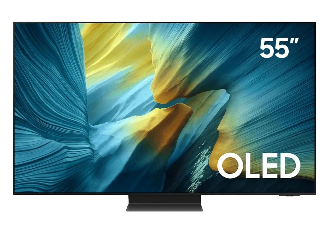OLED-телевизор Samsung QE55S95FAUXRU 55" черный