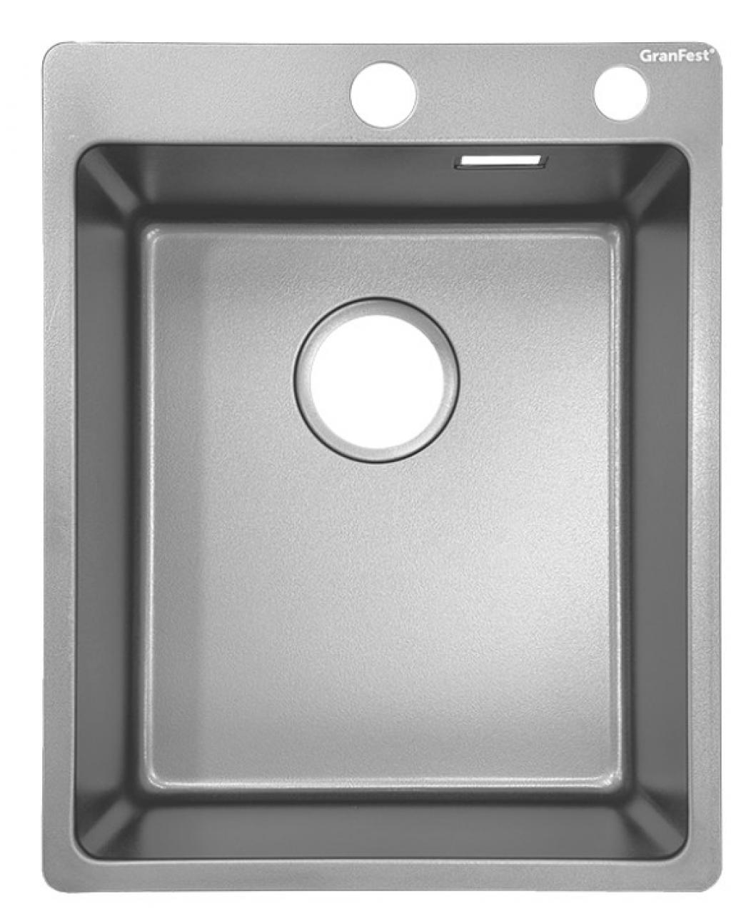 Мойка кухонная GranFest METAL 4050 silver