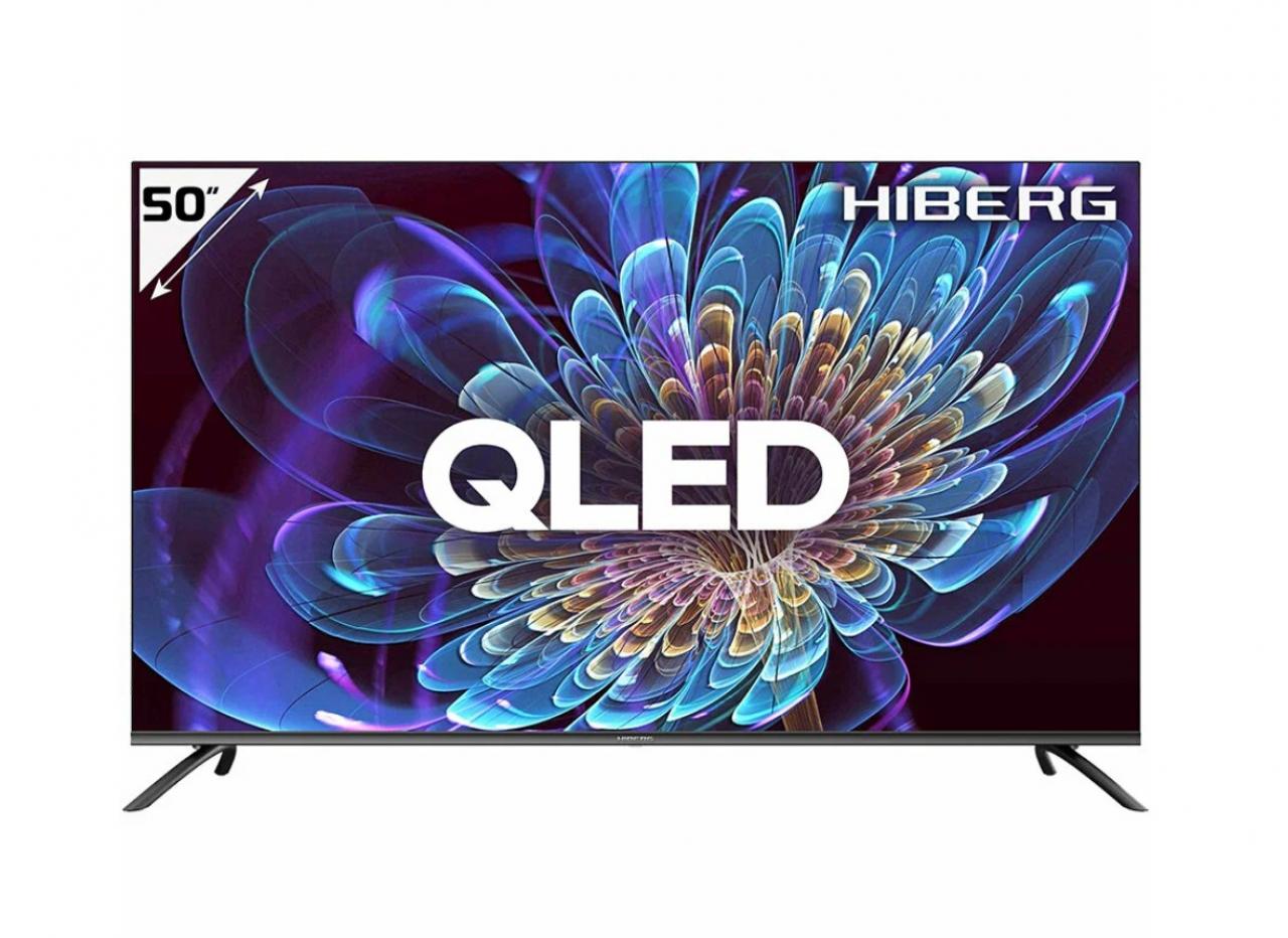 QLED-телевизор HIBERG QLED 50Y 50" черный