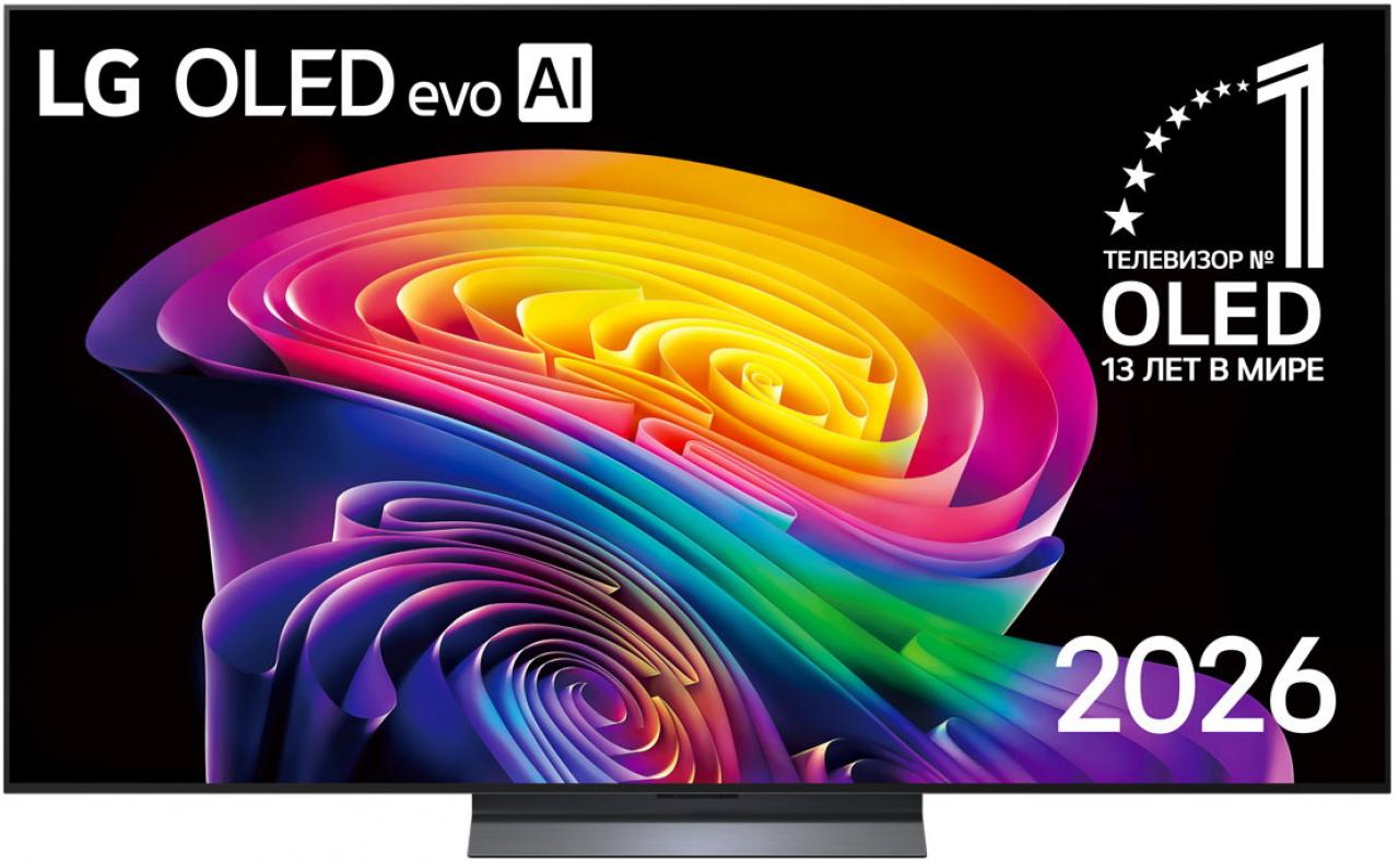 OLED-телевизор LG OLED65C6RLA.ARUG 65" черный