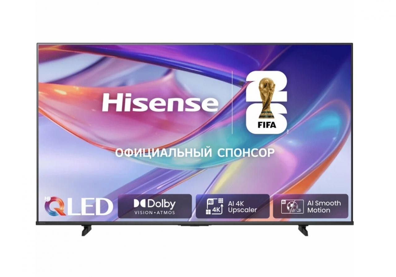 QLED-телевизор HISENSE 65E7S 65" черный