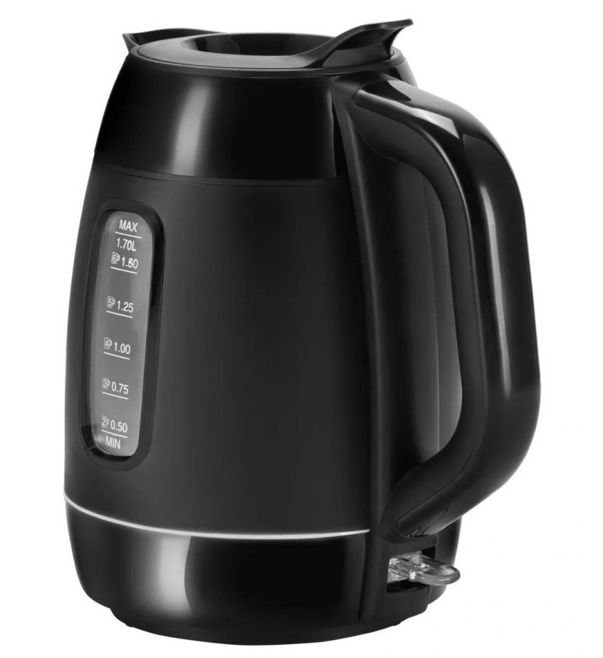 Чайник электрический с подсветкой Polaris 0723DDW Water Way Pro черный