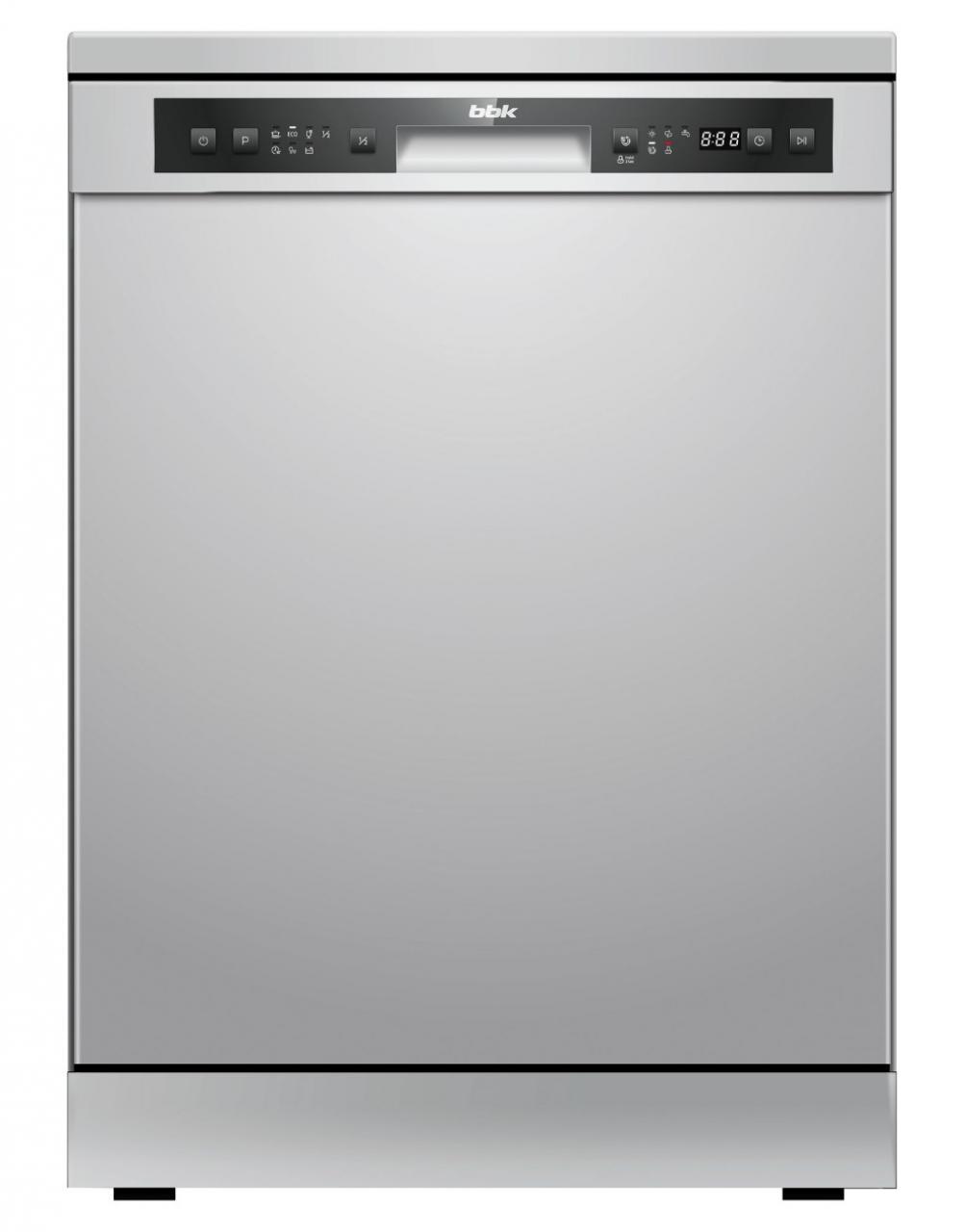 Посудомоечная машина BBK 60-DW120D серебро