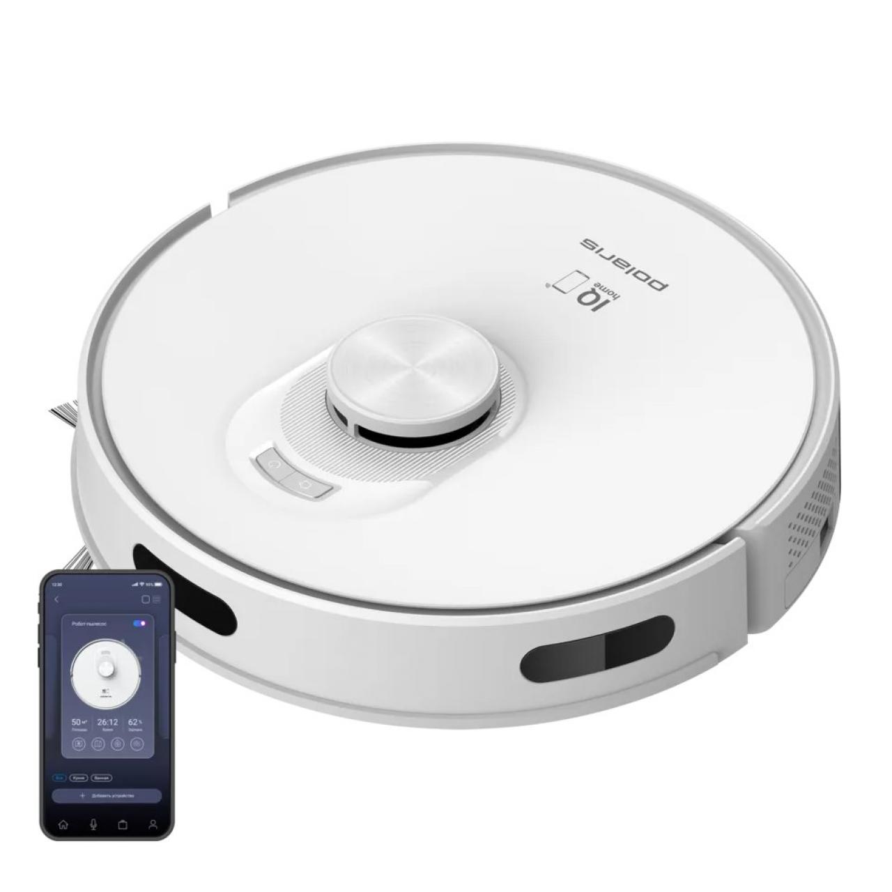 Робот-пылесос с влажной и сухой уборкой Polaris PVCR G2 5001 Wi-Fi IQ Home
