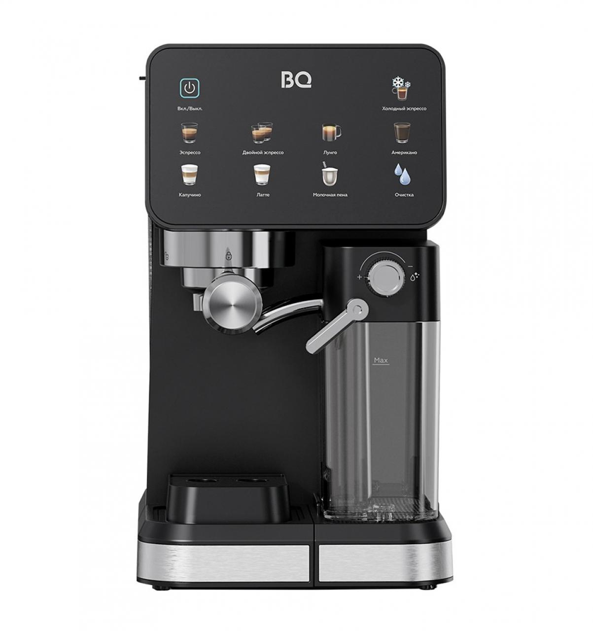 Кофеварка BQ ECM1089A Black-Steel