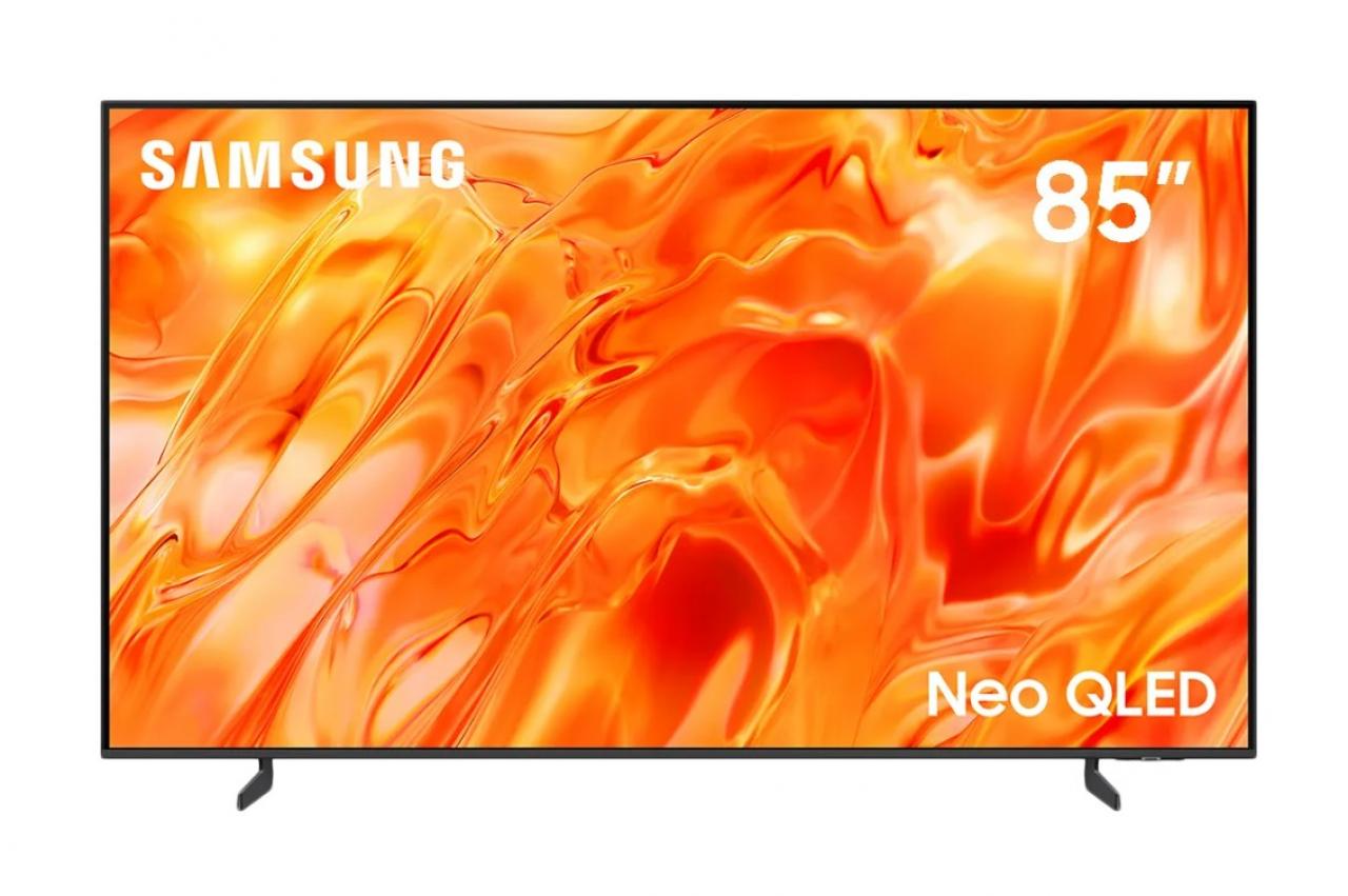 QLED-телевизор Samsung QE85QN70HAUXPY (2026) 85" черный