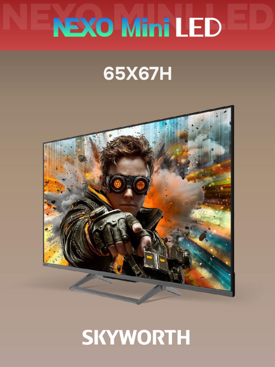 LED-телевизор SKYWORTH 65X67H 65" черный