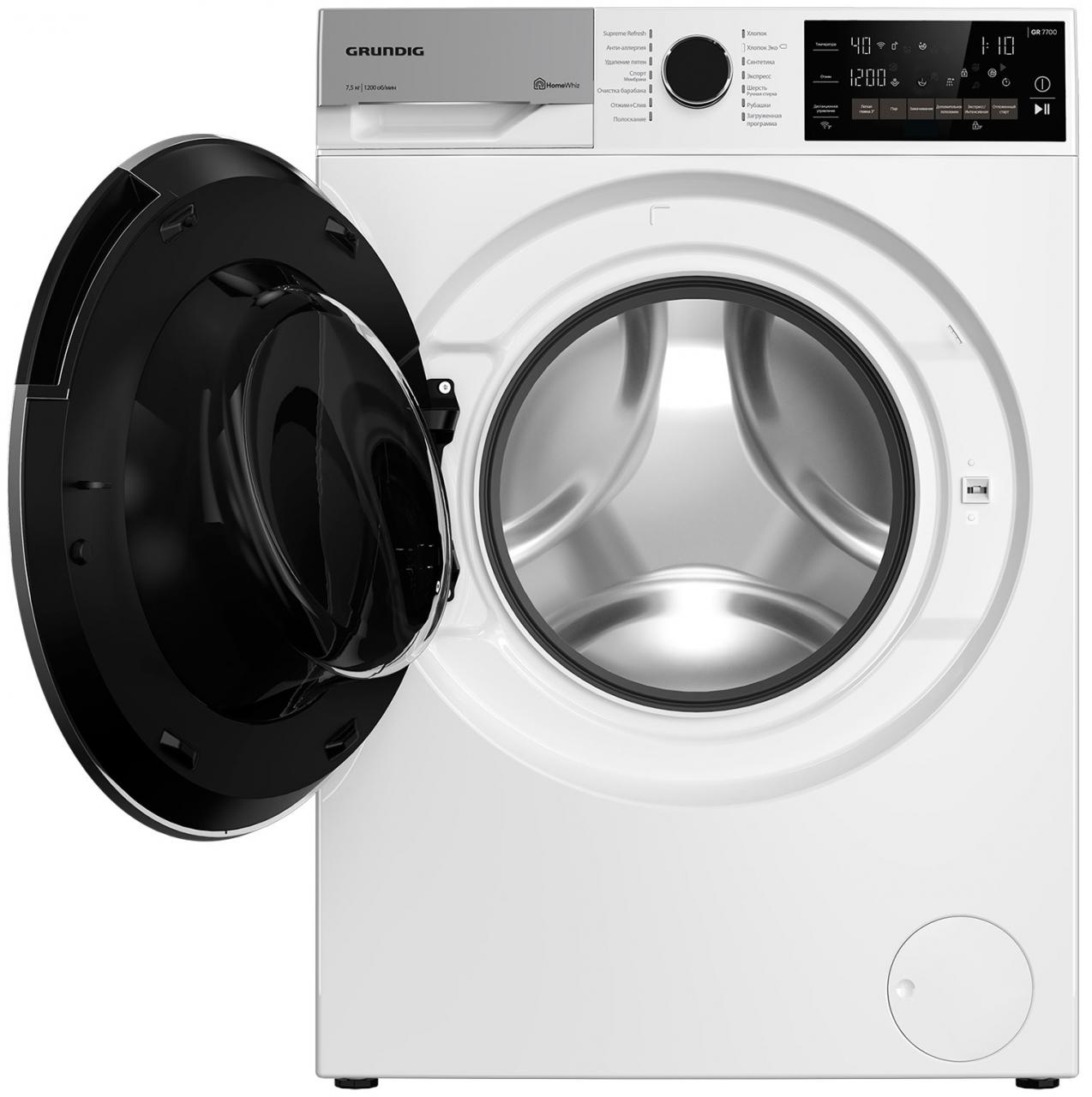 Стиральная машина GRUNDIG GW7P77H21W белый