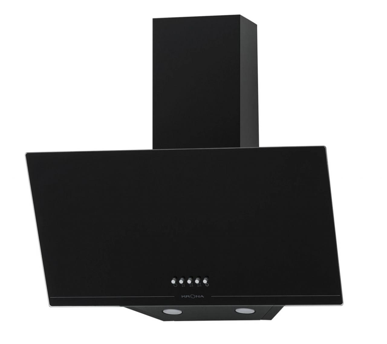 Вытяжка наклонная Krona JINA 600 BLACK PB V2 (KRHD329)