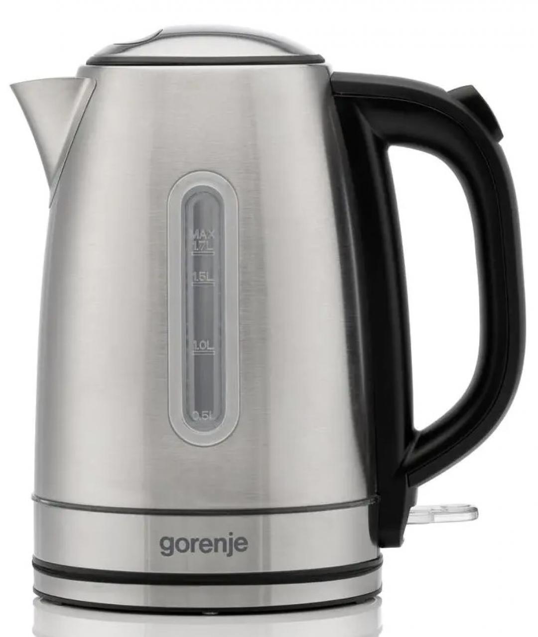 Чайник электрический Gorenje K17DS серебристый