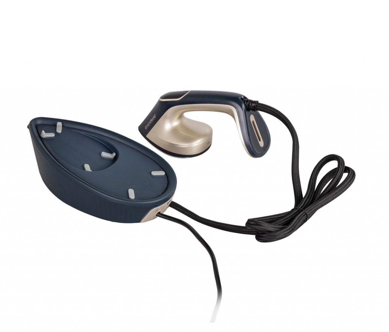 Отпариватель компактный Endever Odyssey Q-468 синий/золотой