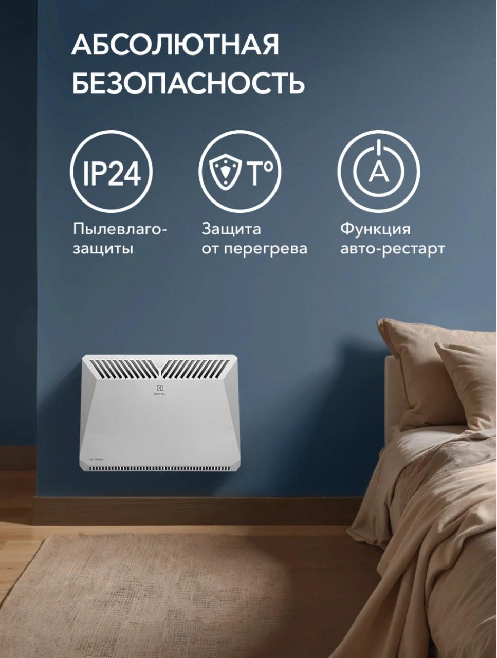 Конвектор Electrolux ECH/A2-1500 M белый