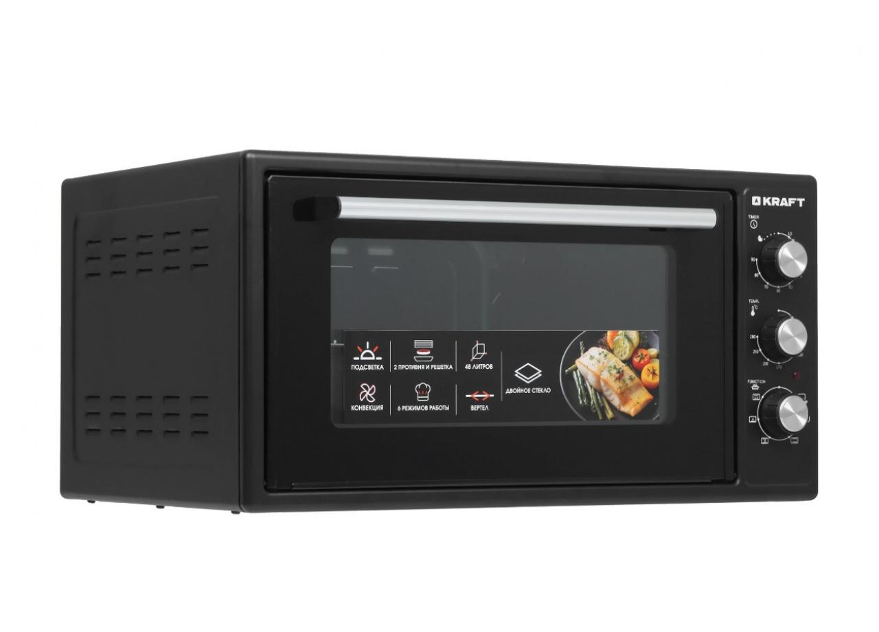 Мини-печь KRAFT KF-MO 4808 FDBL