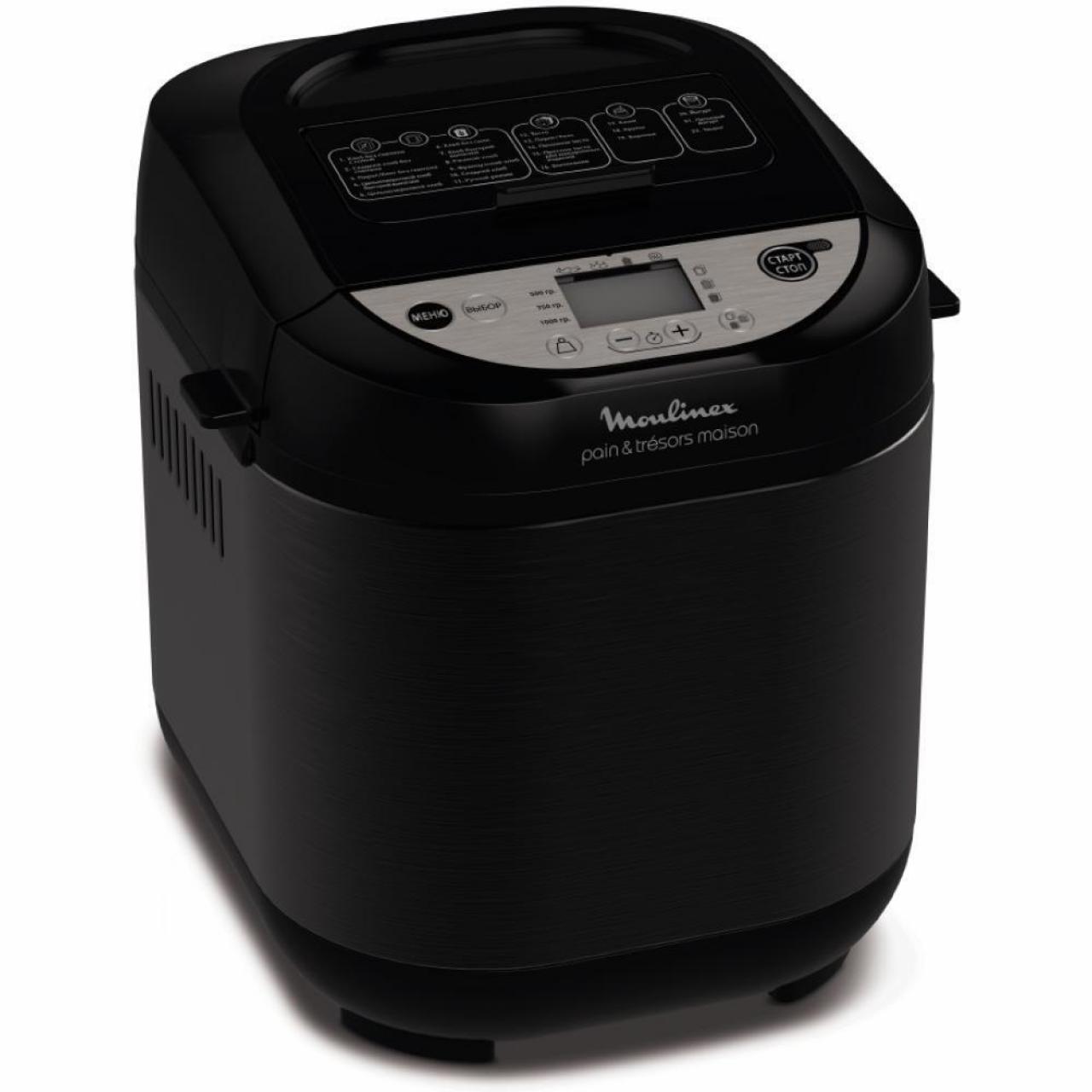 Хлебопечка Moulinex Pain&Tresors OW251E32 черный