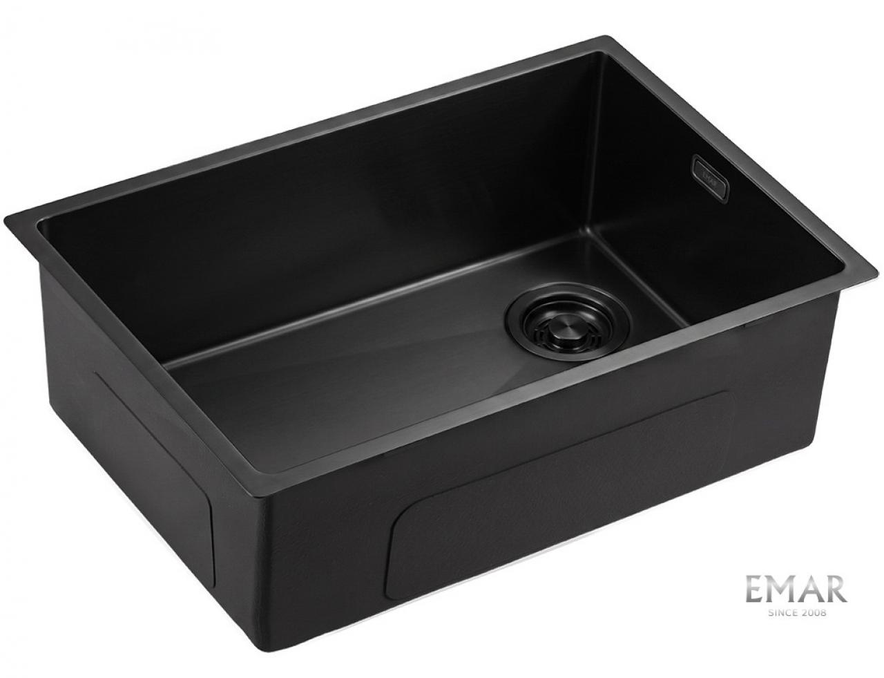 Мойка кухонная Emar EMB-660(UN) PVD Black