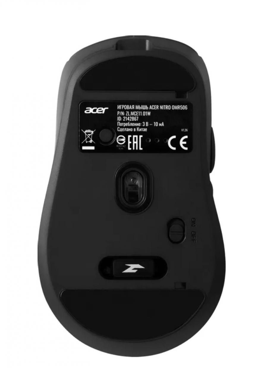 Мышь Acer Nitro OMR506 (ZL.MCE11.01W) черный
