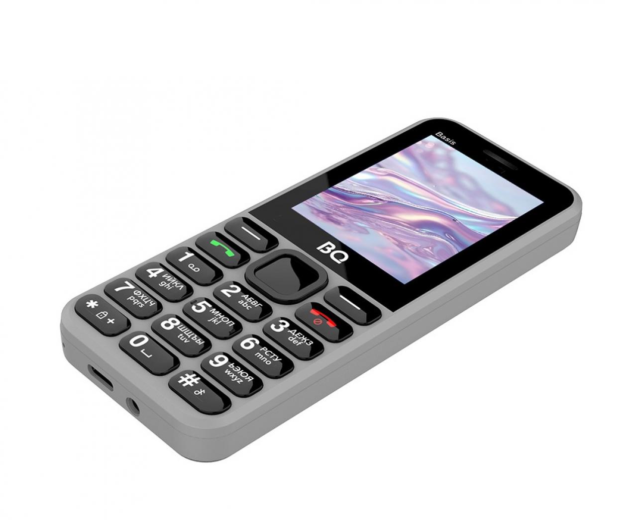 Сотовый телефон BQ 2460 Basis Gray
