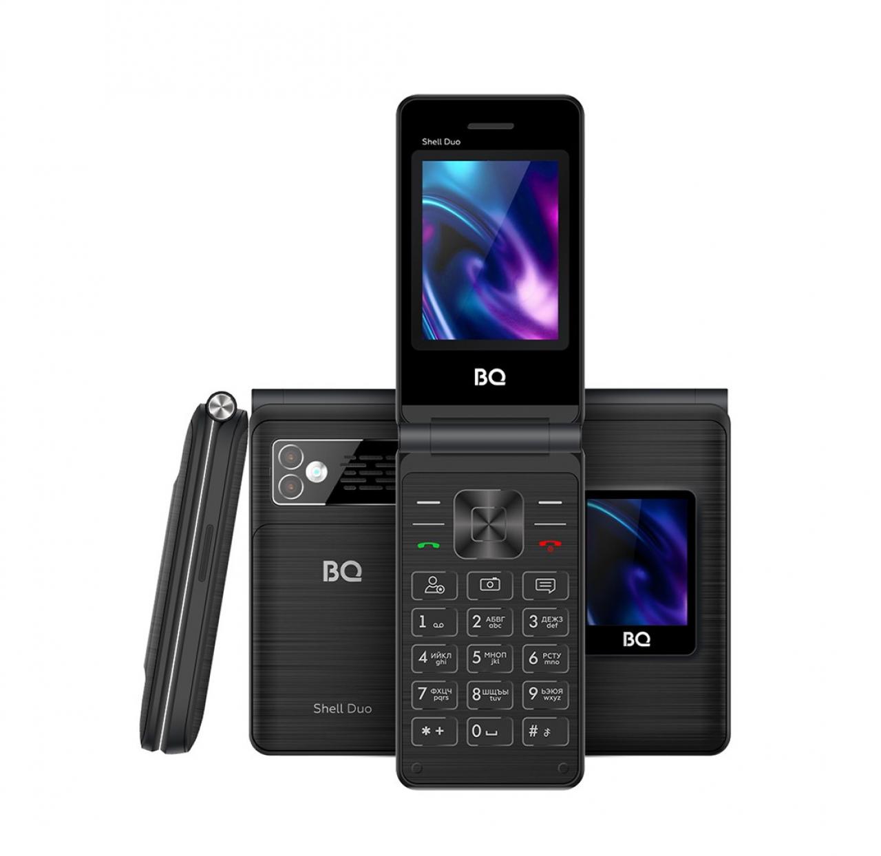 Сотовый телефон BQ 2464 Shell Duo Black