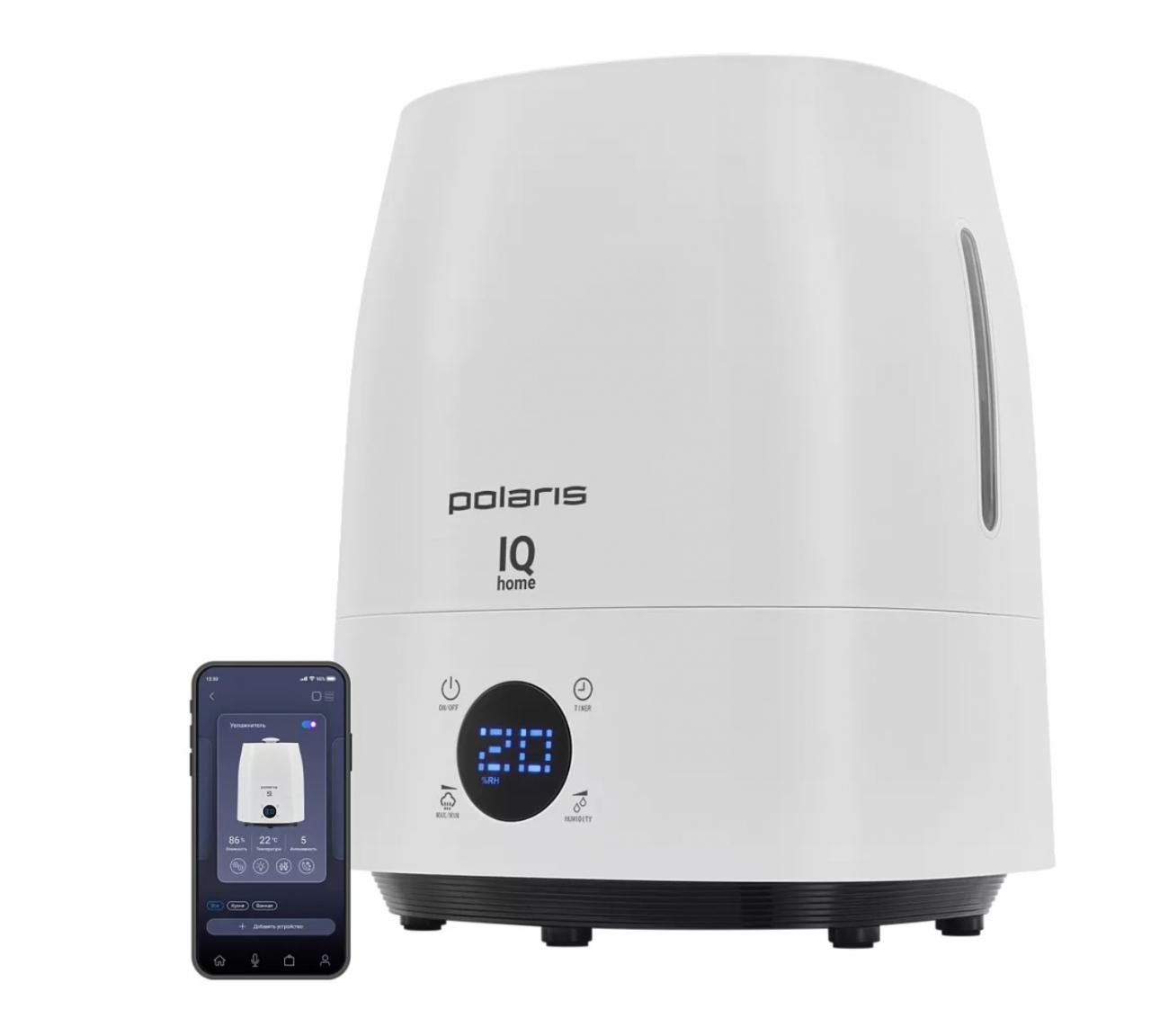 Увлажнитель воздуха для дома Polaris PUH 4040 Wi-Fi IQ Home белый