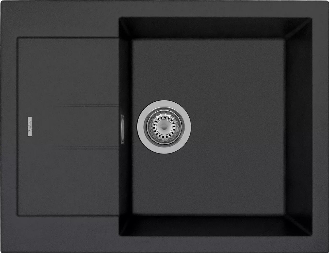 Мойка кухонная Rivelato LUMO LM-6550 антрацит 501