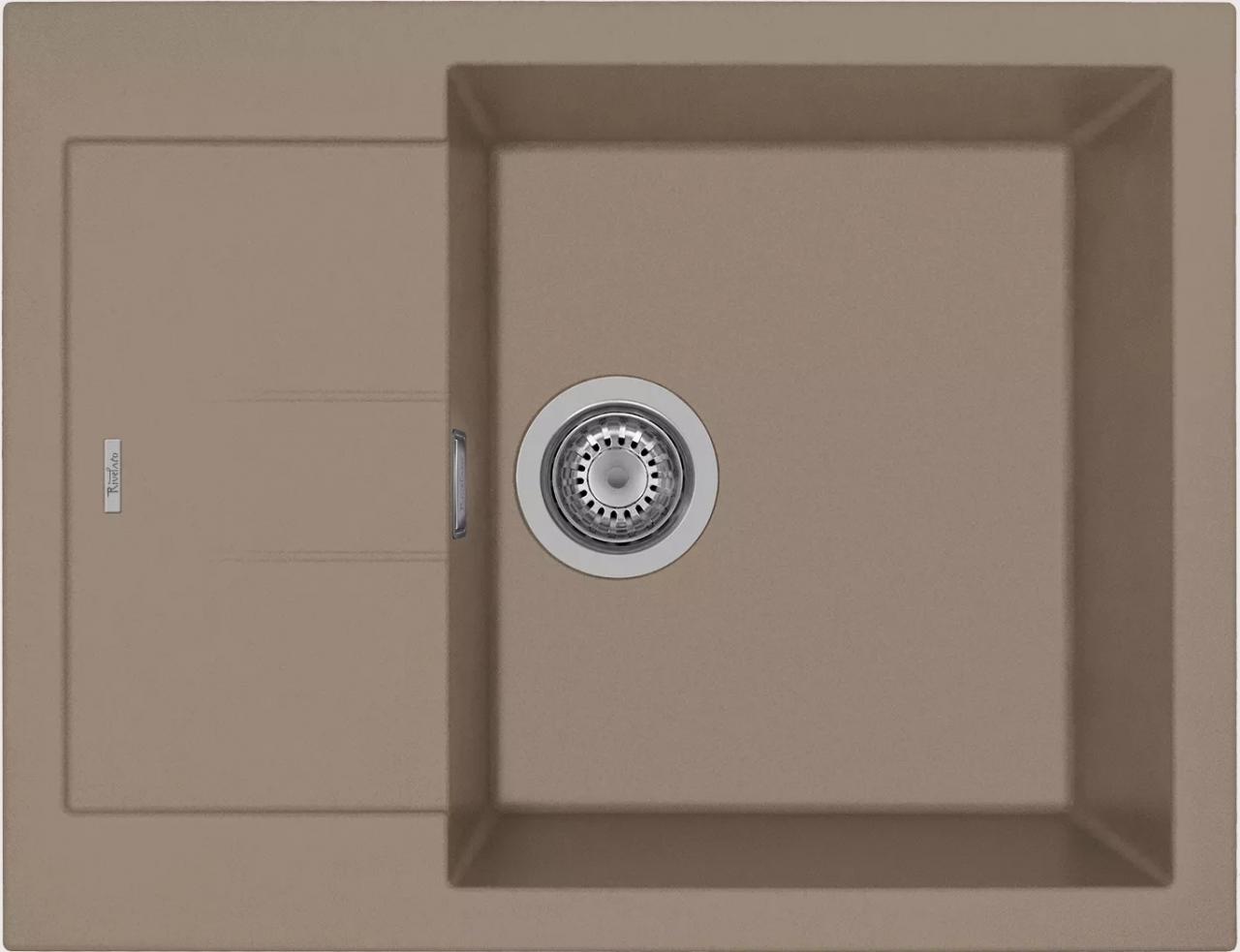 Мойка кухонная Rivelato LUMO LM-6550 трюфель 704