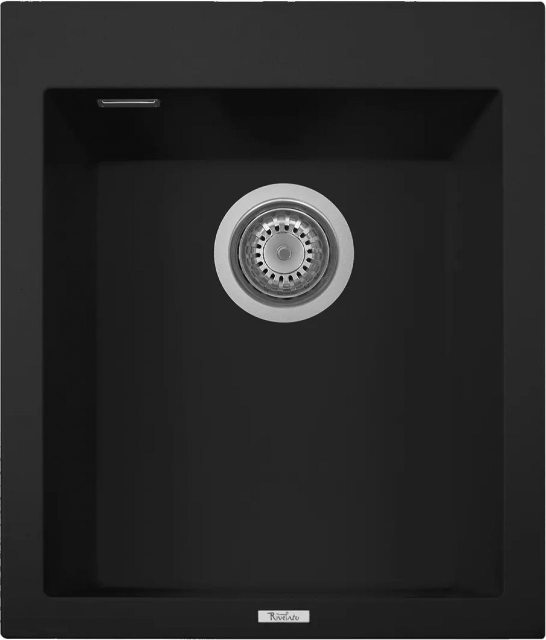 Мойка кухонная Rivelato ZENO ZN-4150 черный глубокий 503