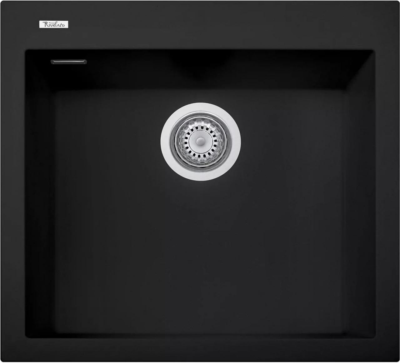 Мойка кухонная Rivelato ZENO ZN-5650 черный глубокий 503