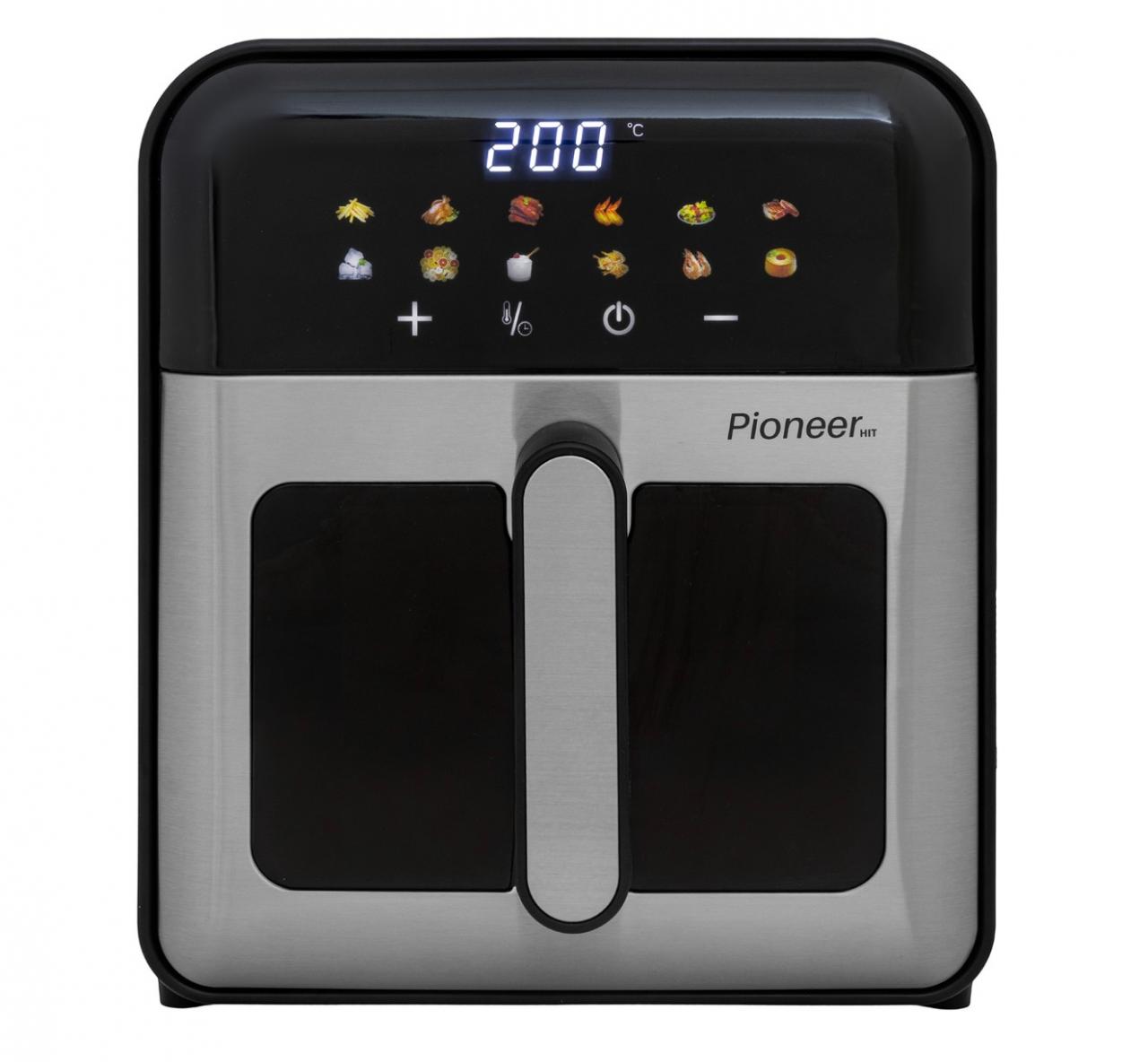 Аэрогриль Pioneer SM538D черный/серебристый