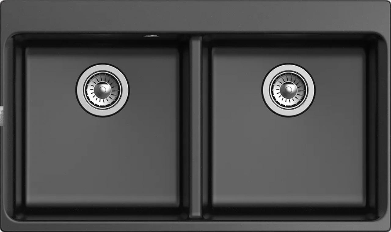 Мойка кухонная Rivelato AXEL X-90-2D черный 502