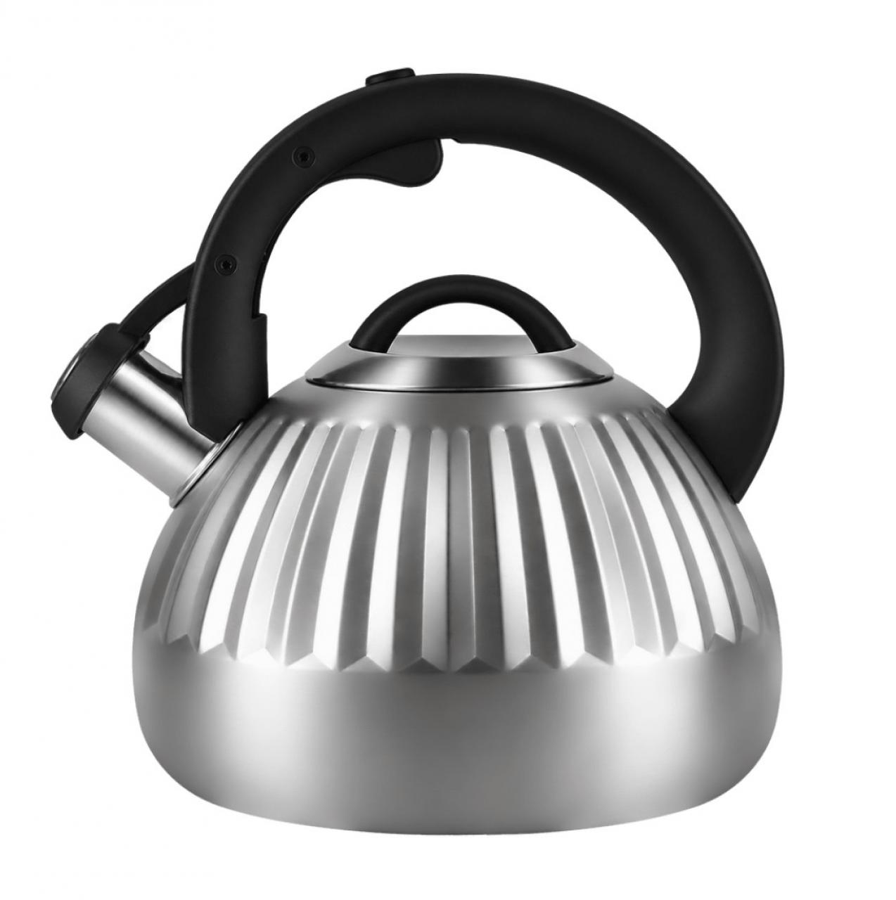 Чайник со свистком MAUNFELD WAFFLE MF117W25KT
