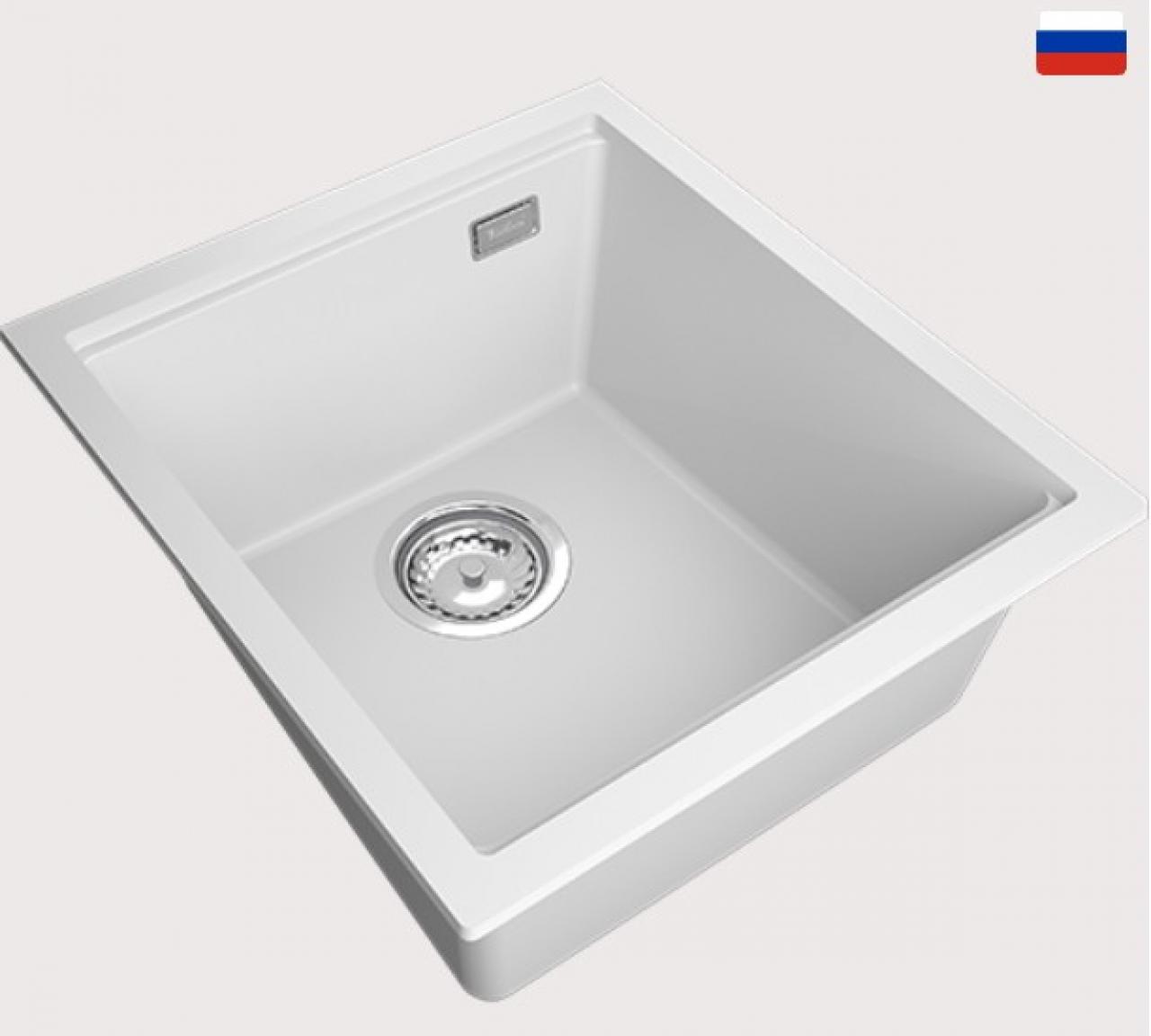 Мойка кухонная Rivelato SCALINO SL-353 белый 101