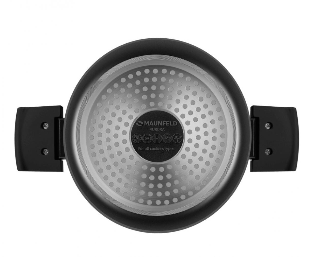 Кастрюля с крышкой MAUNFELD AURORA MF24ARR1CS