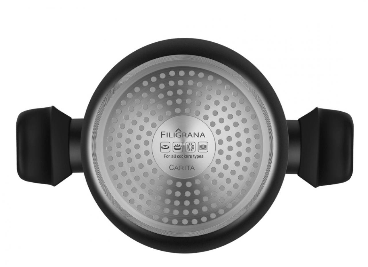 Кастрюля с крышкой FILIGRANA CARITA FG24CRT01CS